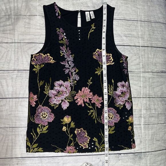 Anthropologie | Anthro Meadow Rue Harriet Embroidered Tank Top Floral Eyelet XS - Picture 7 of 9